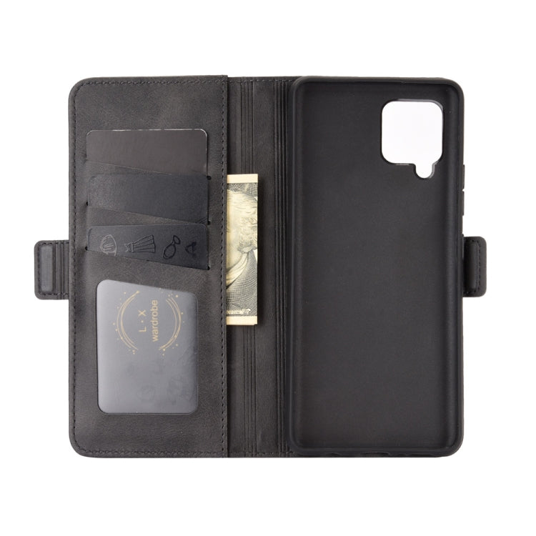 Per Samsung Galaxy A42 5G Custodia in pelle a vibrazione orizzontale con fibbia magnetica a doppio lato con supporto e slot per carte e portafoglio, For Galaxy A42 5G