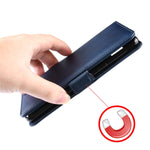 Per Samsung Galaxy A42 5G Custodia in pelle a vibrazione orizzontale con fibbia magnetica a doppio lato con supporto e slot per carte e portafoglio, For Galaxy A42 5G
