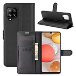 Per Samsung Galaxy A42 5G Litchi Texture Custodia protettiva a vibrazione orizzontale con supporto e slot per schede e portafoglio, For Galaxy A42 5G