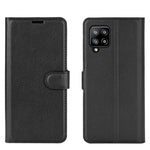 Per Samsung Galaxy A42 5G Litchi Texture Custodia protettiva a vibrazione orizzontale con supporto e slot per schede e portafoglio, For Galaxy A42 5G