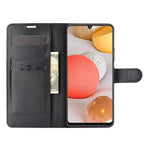 Per Samsung Galaxy A42 5G Litchi Texture Custodia protettiva a vibrazione orizzontale con supporto e slot per schede e portafoglio, For Galaxy A42 5G