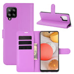Per Samsung Galaxy A42 5G Litchi Texture Custodia protettiva a vibrazione orizzontale con supporto e slot per schede e portafoglio, For Galaxy A42 5G