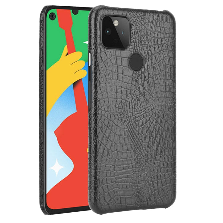 Per Google Pixel 4a 5G Custodia antiurto in coccodrillo Texture PC + PU, For Google Pixel 4a 5G