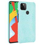 Per Google Pixel 4a 5G Custodia antiurto in coccodrillo Texture PC + PU, For Google Pixel 4a 5G