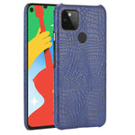 Per Google Pixel 4a 5G Custodia antiurto in coccodrillo Texture PC + PU, For Google Pixel 4a 5G