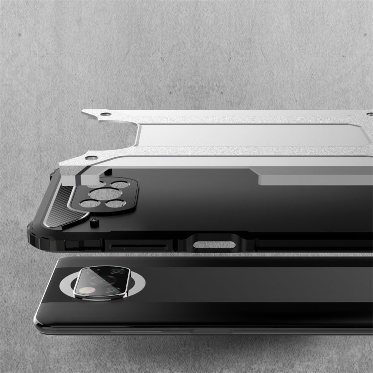 Custodia combinata Magic Armor TPU + PC, For Xiaomi Poco X3 NFC