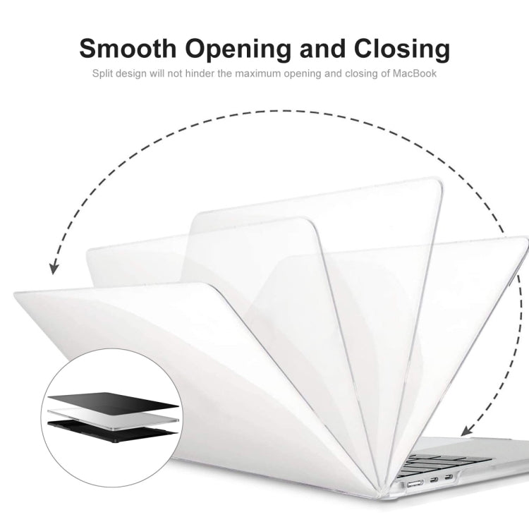 ENKAY Crystal Custodia protettiva per laptop per MacBook Air 13.6 2022 A2681, Single Case