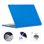 ENKAY Custodia per laptop opaca 3 in 1 con pellicola per tastiera in TPU / Tappi antipolvere per MacBook Air 13.6 2022 A2681 Versione UE, 3 in 1 EU Version