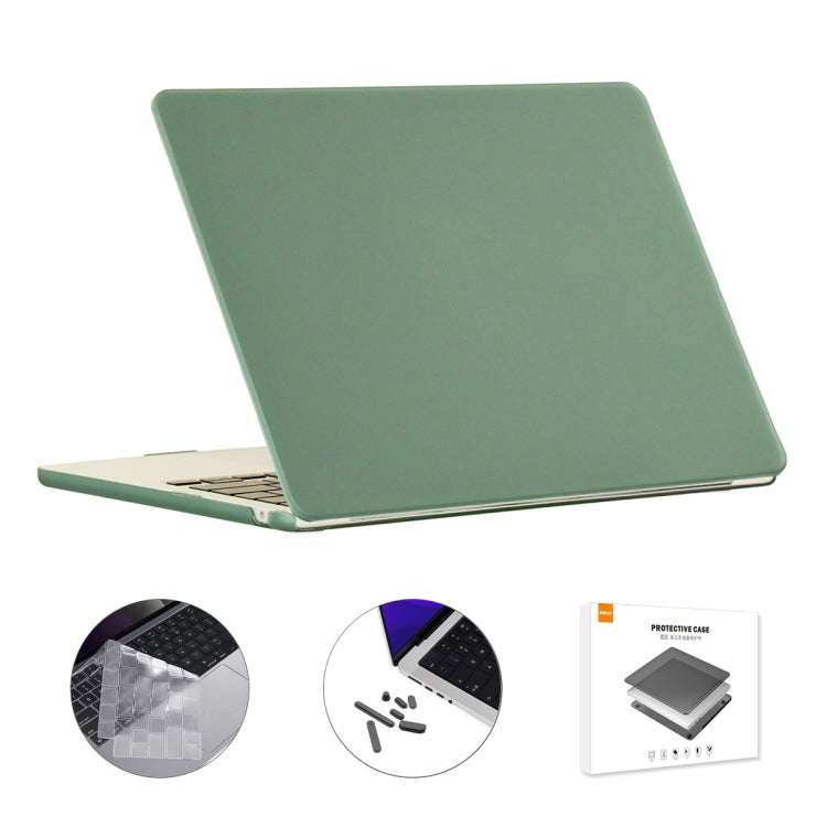 ENKAY Custodia per laptop opaca 3 in 1 con pellicola per tastiera in TPU / Tappi antipolvere per MacBook Air 13.6 2022 A2681 Versione UE, 3 in 1 EU Version