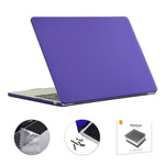 ENKAY Custodia per laptop opaca 3 in 1 con pellicola per tastiera in TPU / Tappi antipolvere per MacBook Air 13.6 2022 A2681 Versione UE, 3 in 1 EU Version