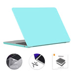 ENKAY Custodia per laptop opaca 3 in 1 con pellicola per tastiera in TPU / Tappi antipolvere per MacBook Air 13.6 2022 A2681 Versione UE, 3 in 1 EU Version