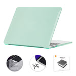 ENKAY Custodia per laptop in cristallo 3 in 1 con pellicola per tastiera in TPU / Tappi antipolvere per MacBook Air 13.6 2022 A2681 Versione UE, 3 in 1 EU Version