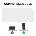 ENKAY Custodia per laptop in cristallo 3 in 1 con pellicola per tastiera in TPU / Tappi antipolvere per MacBook Air 13.6 2022 A2681 Versione UE, 3 in 1 EU Version