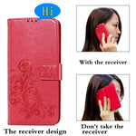 Custodia in pelle con protezione per telefono cellulare con fibbia in rilievo con chiusura a quattro foglie con cordino e slot per schede e portafoglio e funzione staffa, For Galaxy S20 FE / S20 Lite