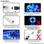 Set di kit di alimentazione per casa intelligente WIFI con striscia LED RGB 5M 5050 (non impermeabile)