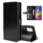 Per Samsung Galaxy M51 (impronta digitale laterale) R64 Texture Custodia protettiva a vibrazione orizzontale singola con supporto e slot per schede e portafoglio e cornice per foto