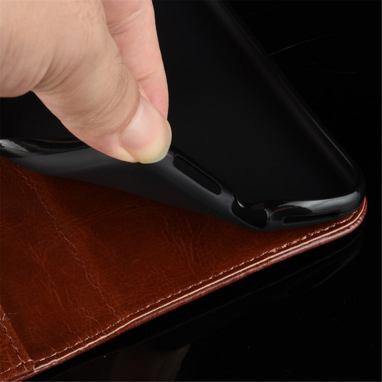 Per Samsung Galaxy M51 (impronta digitale laterale) R64 Texture Custodia protettiva a vibrazione orizzontale singola con supporto e slot per schede e portafoglio e cornice per foto