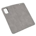 Per Samsung Galaxy M51 (impronta digitale laterale) Custodia in pelle con ventosa magnetica per affari retro-pelle con supporto e slot per schede e portafoglio, For Galaxy M51