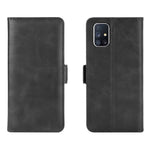 Per Samsung Galaxy M51 (impronta digitale laterale) Custodia in pelle a vibrazione orizzontale con fibbia magnetica su entrambi i lati con supporto e slot per schede e portafoglio, For Galaxy M51