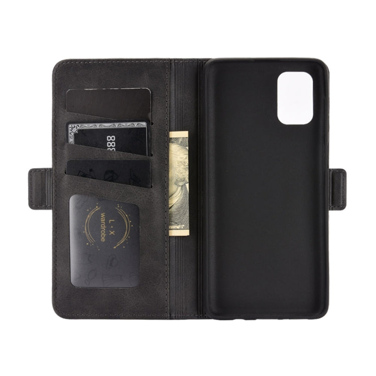 Per Samsung Galaxy M51 (impronta digitale laterale) Custodia in pelle a vibrazione orizzontale con fibbia magnetica su entrambi i lati con supporto e slot per schede e portafoglio, For Galaxy M51