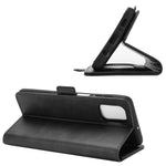 Per Samsung Galaxy M51 (impronta digitale laterale) Custodia in pelle a vibrazione orizzontale con fibbia magnetica su entrambi i lati con supporto e slot per schede e portafoglio, For Galaxy M51