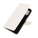 Per Samsung Galaxy M51 (impronta digitale laterale) Custodia protettiva a vibrazione orizzontale con struttura litchi con supporto e slot per schede e portafoglio, For Galaxy M51