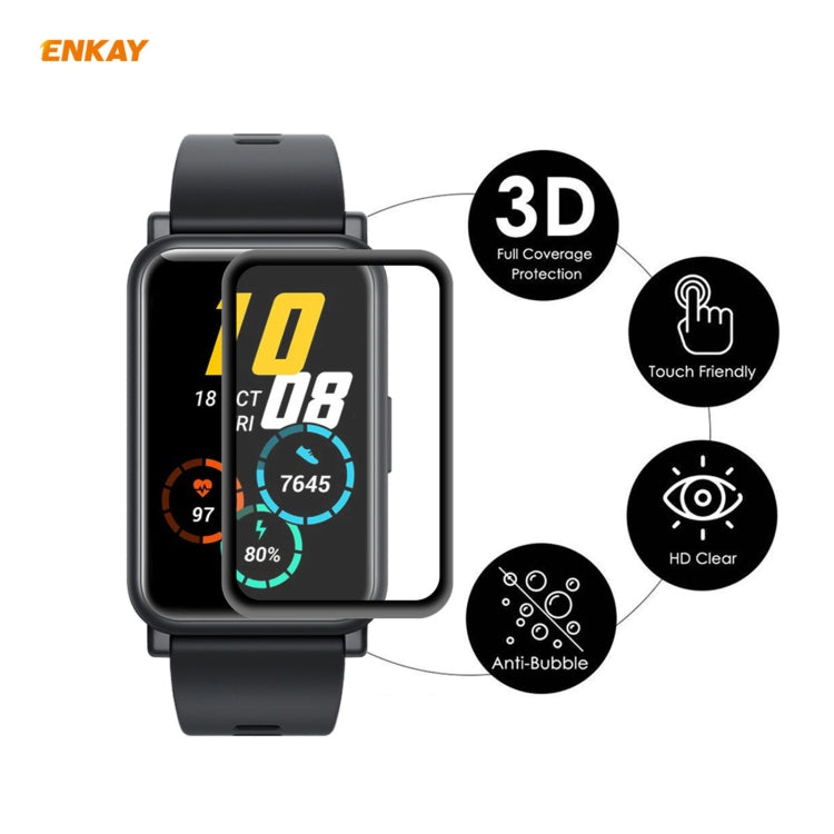 Per Huawei Honor Watch ES ENKAY Hat-Prince 3D Full Screen Soft PC Edge + PMMA HD Screen Protector Film, 1 PCS, 2 PCS, 5 PCS, 10 PCS