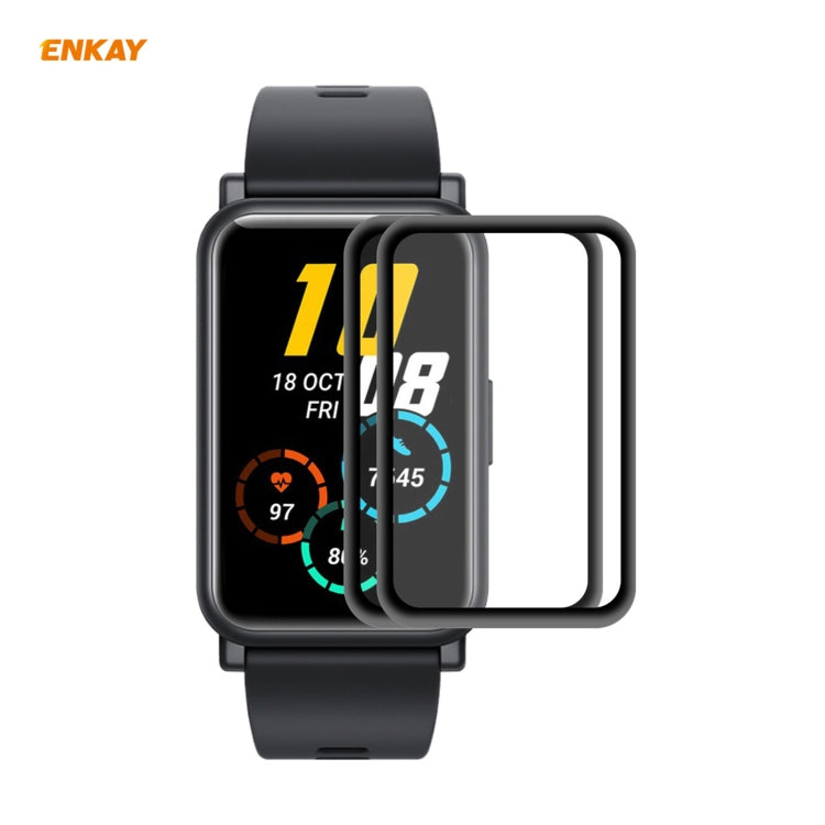 Per Huawei Honor Watch ES ENKAY Hat-Prince 3D Full Screen Soft PC Edge + PMMA HD Screen Protector Film, 1 PCS, 2 PCS, 5 PCS, 10 PCS
