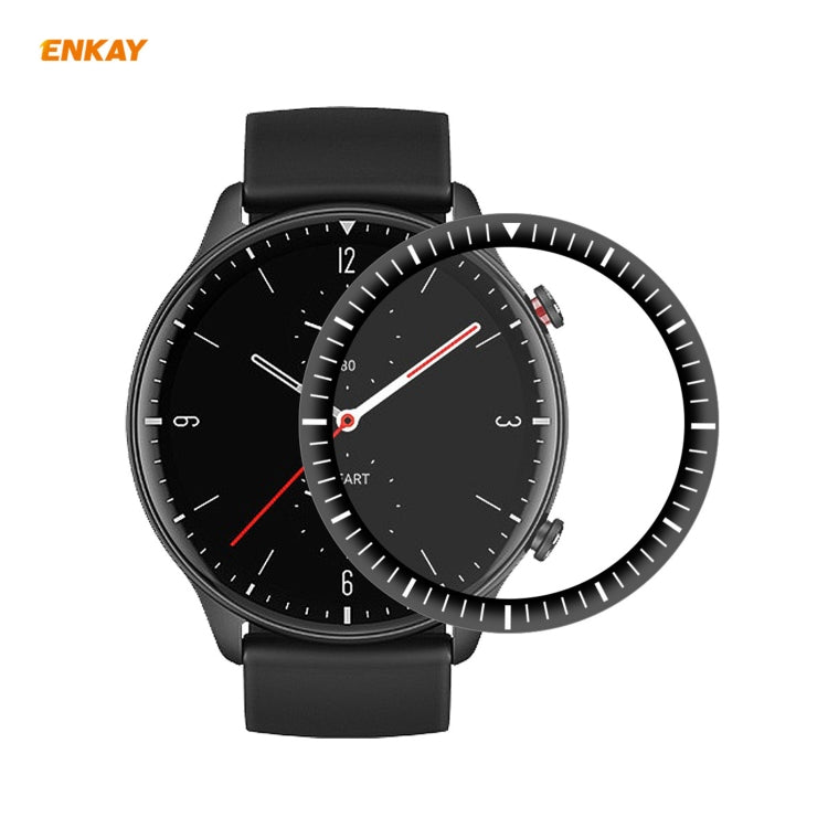 Per Amazfit GTR 2 ENKAY Hat-Prince 3D Full Screen Soft PC Edge + Pellicola proteggi schermo PMMA HD, 1 PCS, 2 PCS, 5 PCS, 10 PCS