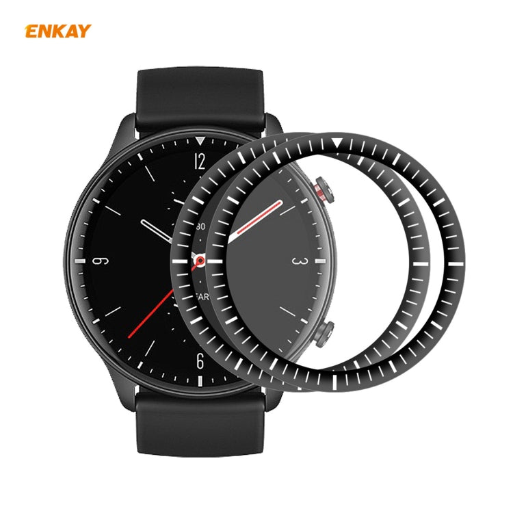 Per Amazfit GTR 2 ENKAY Hat-Prince 3D Full Screen Soft PC Edge + Pellicola proteggi schermo PMMA HD, 1 PCS, 2 PCS, 5 PCS, 10 PCS
