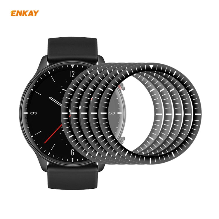 Per Amazfit GTR 2 ENKAY Hat-Prince 3D Full Screen Soft PC Edge + Pellicola proteggi schermo PMMA HD, 1 PCS, 2 PCS, 5 PCS, 10 PCS