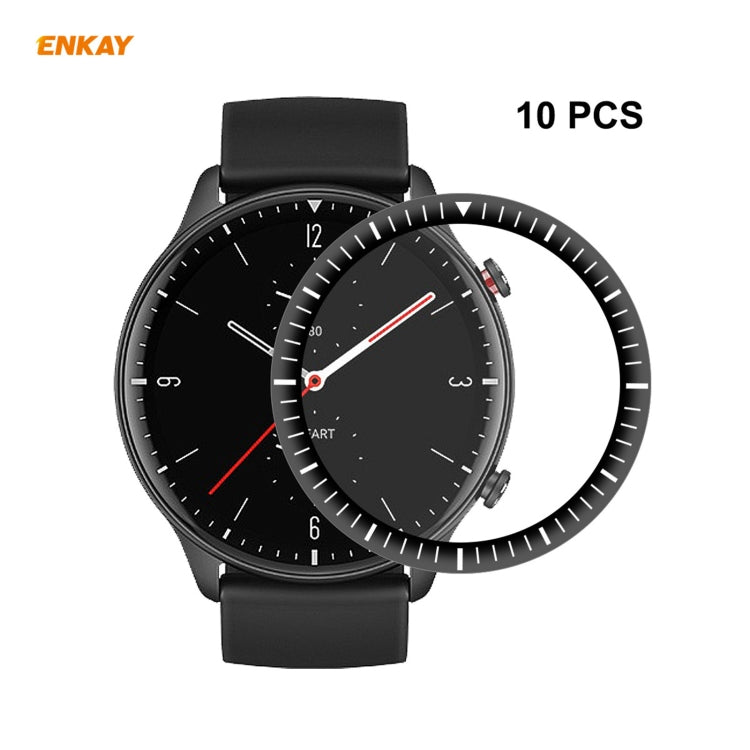 Per Amazfit GTR 2 ENKAY Hat-Prince 3D Full Screen Soft PC Edge + Pellicola proteggi schermo PMMA HD, 1 PCS, 2 PCS, 5 PCS, 10 PCS