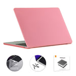 ENKAY Custodia per laptop opaca 3 in 1 con pellicola per tastiera in TPU / Tappi antipolvere per MacBook Air 13.6 2022 A2681 Versione USA, 3 in 1 US Version