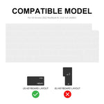ENKAY Custodia per laptop opaca 3 in 1 con pellicola per tastiera in TPU / Tappi antipolvere per MacBook Air 13.6 2022 A2681 Versione USA, 3 in 1 US Version