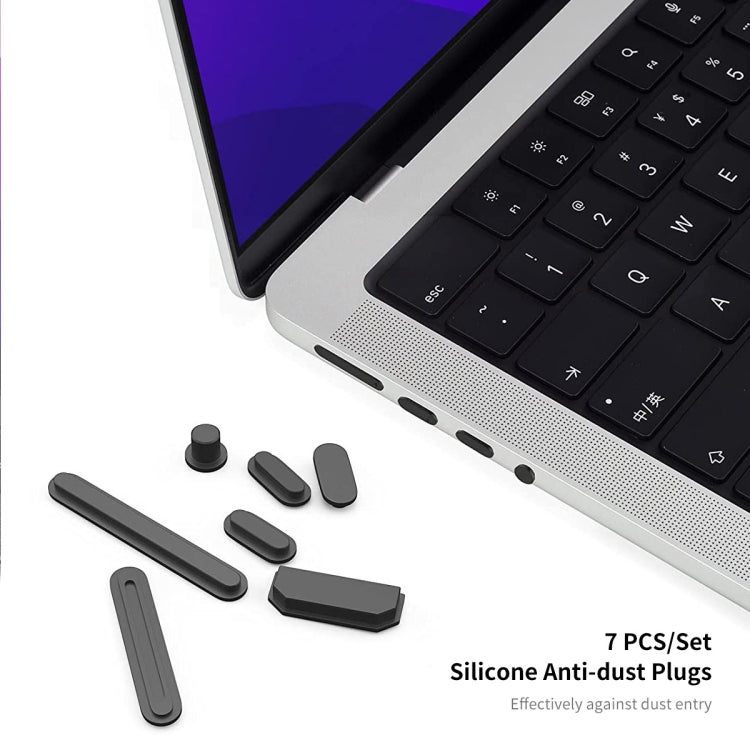 ENKAY Custodia per laptop opaca 3 in 1 con pellicola per tastiera in TPU / Tappi antipolvere per MacBook Air 13.6 2022 A2681 Versione USA, 3 in 1 US Version