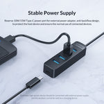 HUB USB 3.0 a 4 porte ORICO TWU3-4A-BK, TWU3-4A