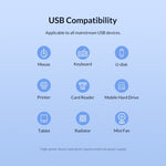 HUB USB 3.0 a 7 porte ORICO TWU3-7A-BK, TWU3-7A