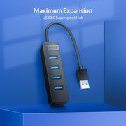 HUB USB 3.0 a 7 porte ORICO TWU3-7A-BK, TWU3-7A