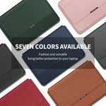 4 in 1 Porta laptop universale PU Borsa per laptop da polso con protezione impermeabile, 11/12inch, 13/14inch, 15/16inch