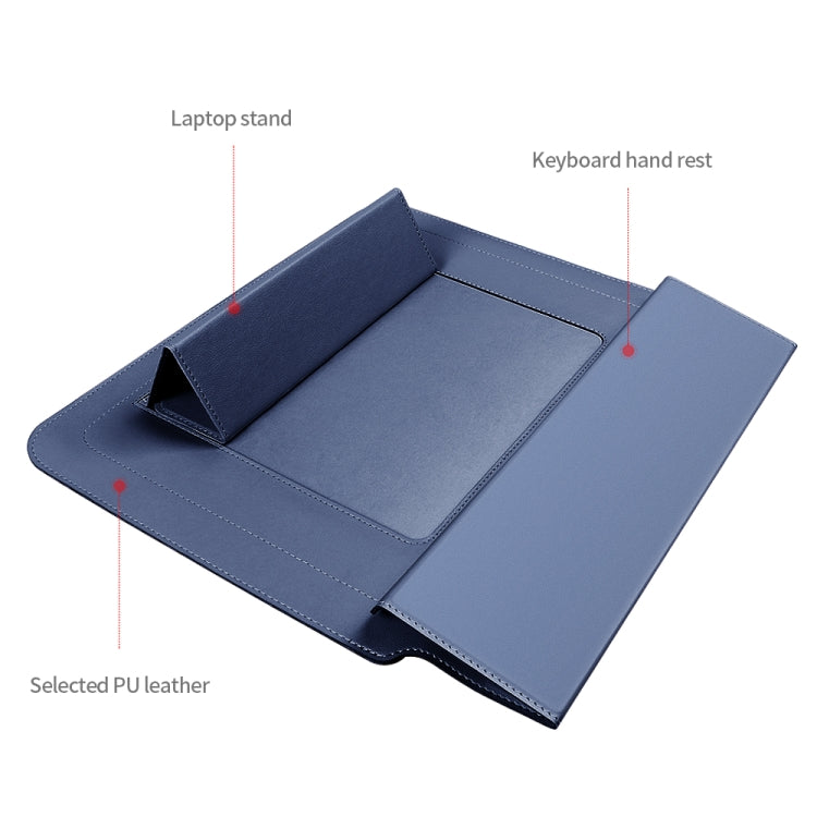 4 in 1 Porta laptop universale PU Borsa per laptop da polso con protezione impermeabile, 11/12inch, 13/14inch, 15/16inch