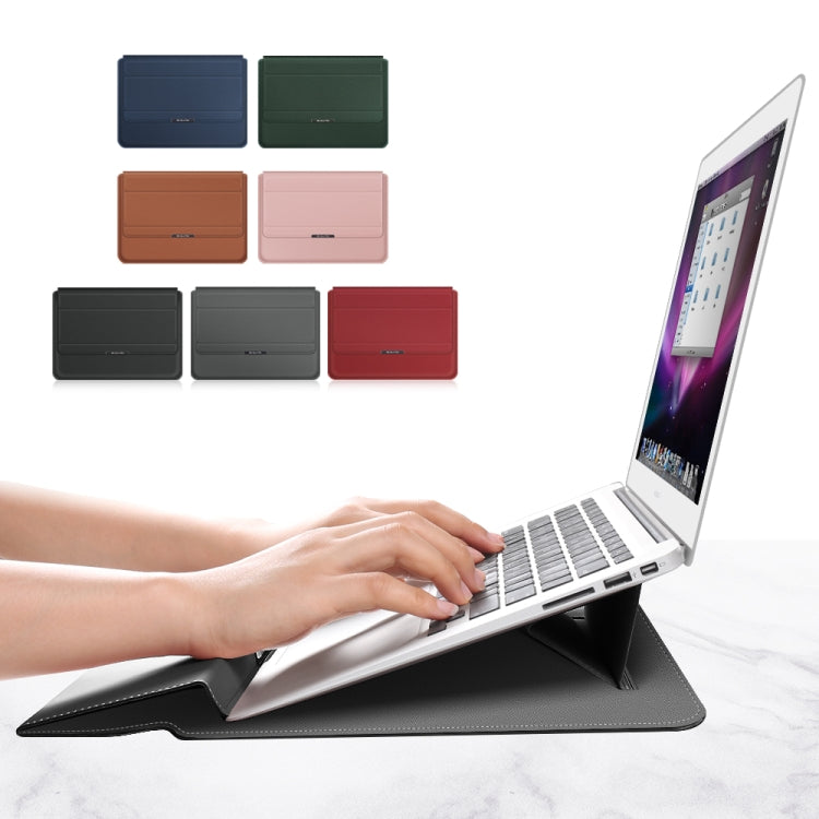 4 in 1 Porta laptop universale PU Borsa per laptop da polso con protezione impermeabile, 11/12inch, 13/14inch, 15/16inch