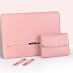 4 in 1 Porta laptop universale PU Borsa per laptop da polso con protezione impermeabile, 11/12inch, 13/14inch, 15/16inch