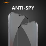 2 PZ ENKAY Hat-Prince 0.26mm 9H 6D Privacy Anti-spia Pellicola in vetro temperato a schermo intero, For iPhone 12 mini, For iPhone 12 / 12 Pro, For iPhone 12 Pro Max