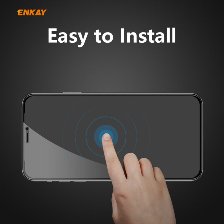 2 PZ ENKAY Hat-Prince 0.26mm 9H 6D Privacy Anti-spia Pellicola in vetro temperato a schermo intero, For iPhone 12 mini, For iPhone 12 / 12 Pro, For iPhone 12 Pro Max