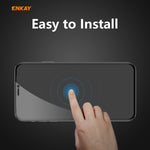5 PZ ENKAY Hat-Prince 0.26mm 9H 6D Privacy Anti-spia Pellicola in vetro temperato a schermo intero, For iPhone 12 mini 5.4, For iPhone 12 / 12 Pro 6.1, For iPhone 12 Pro Max 6.7