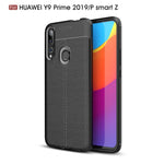 Custodia antiurto in TPU con texture Litchi per Huawei Y9 Prime 2019 / P smart Z