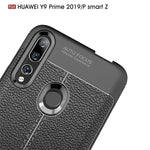 Custodia antiurto in TPU con texture Litchi per Huawei Y9 Prime 2019 / P smart Z