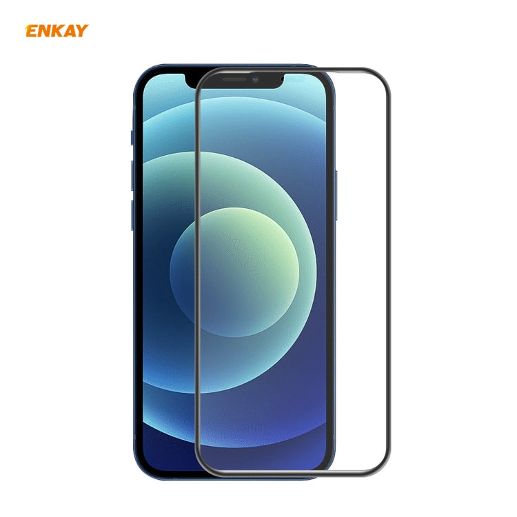 ENKAY Hat-Prince Protezione anticaduta per pellicola a schermo intero in vetro temperato con colla piena anti-caduta, For iPhone 12 mini(1 PC), For iPhone 12 / 12 Pro(1 PC), For iPhone 12 Pro Max(1 PC)