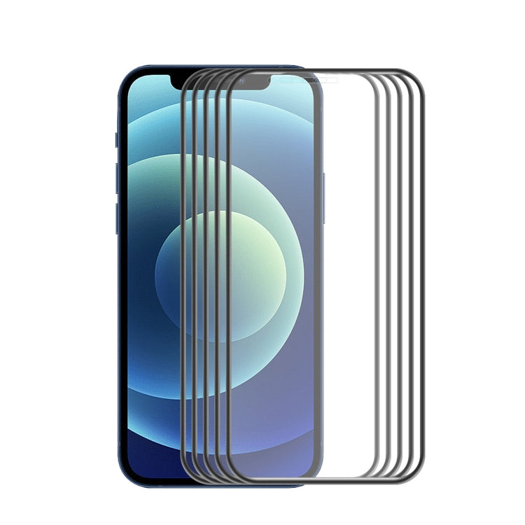 5 PZ ENKAY Hat-Prince Anti-drop Full Glue Vetro temperato Pellicola a schermo intero Protezione anti-caduta, For iPhone 12 mini(5 PCS), For iPhone 12 / 12 Pro(5 PCS), For iPhone 12 Pro Max(5 PCS)