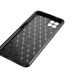 Custodia in TPU antiurto con trama in fibra di carbonio, For OPPO Reno4 SE